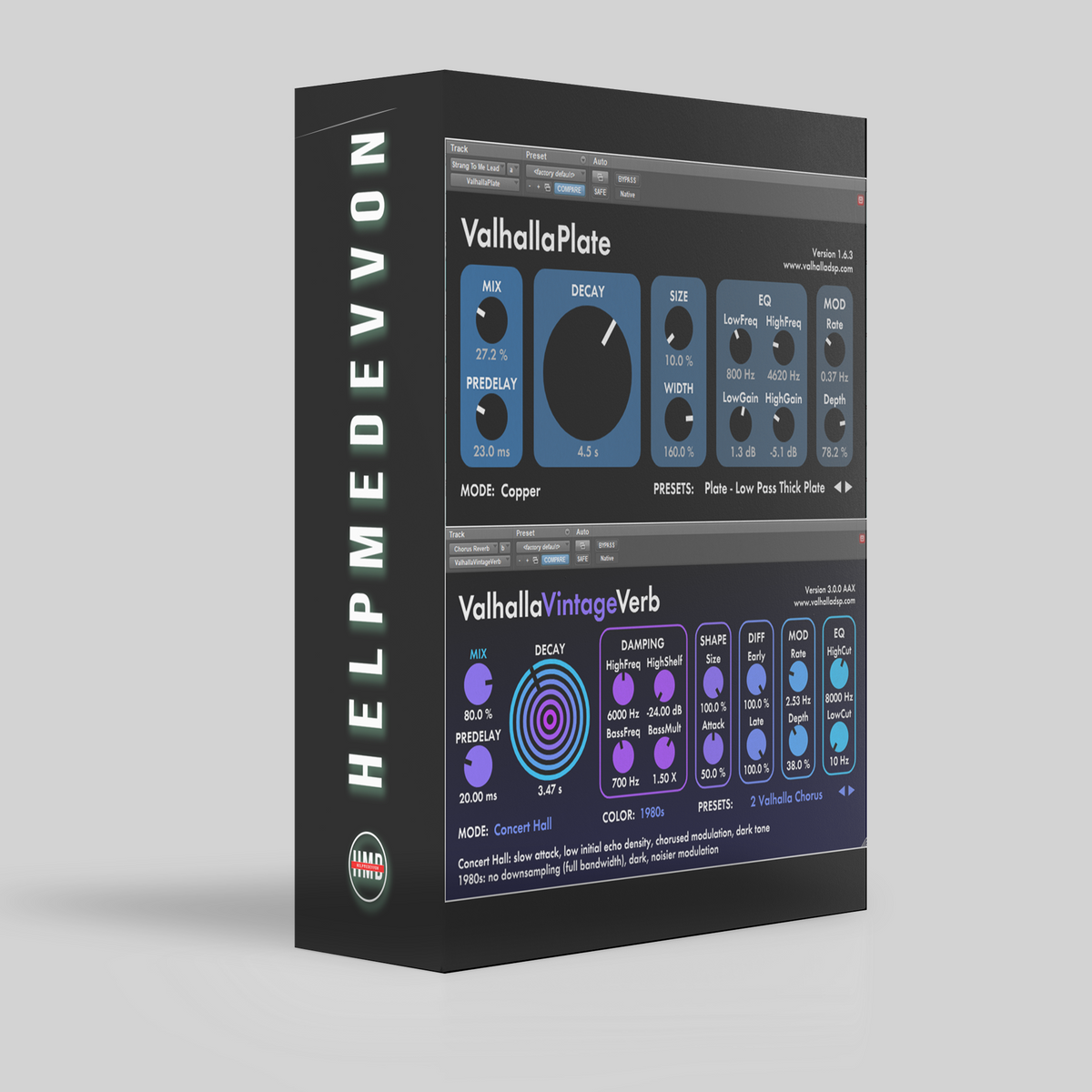 Valhalla Reverb Essentials Preset Pack Help Me Devvon