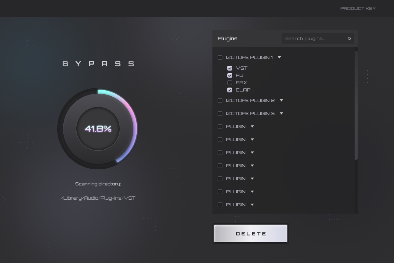 Bypass: One-Click Audio Plugin Remover