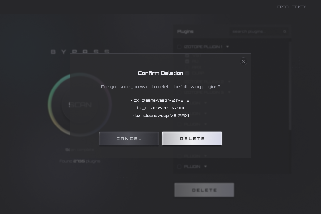 Bypass: One-Click Audio Plugin Remover
